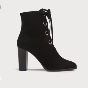 LK Bennett Marissa Black Suede Boots ASO Royal